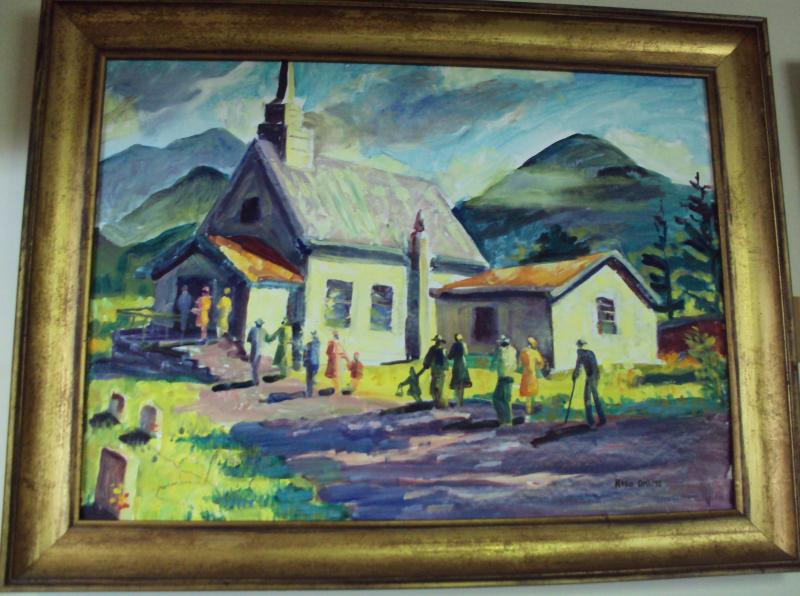 "Chapel in the Alps" by Hugo Ohms