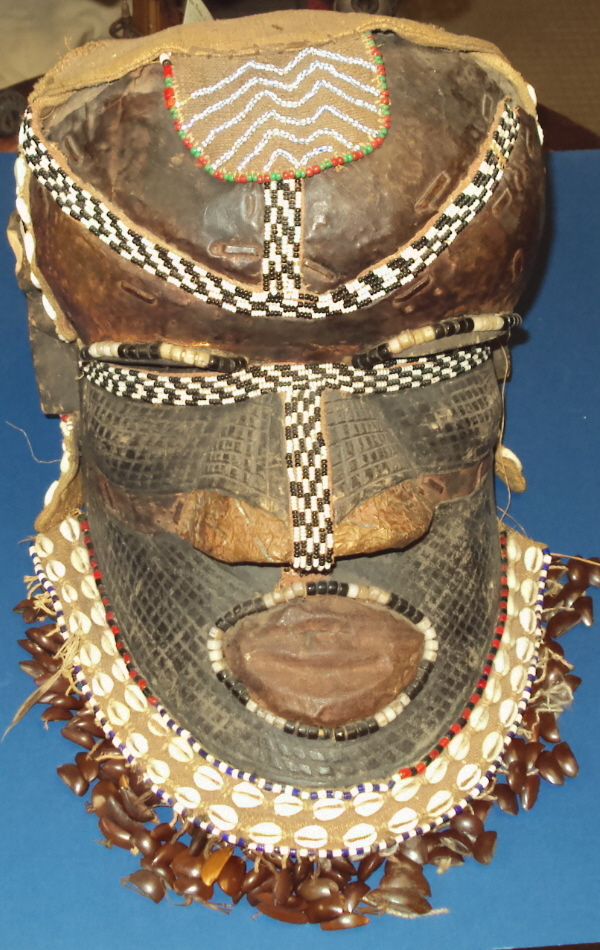 African Tribal Ceremonial Mask Zaire